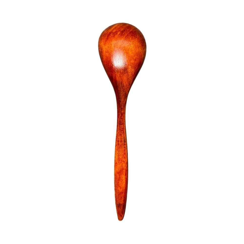 Wooden Spoon Natural Wood Asian Style Kitchen Utensil Soup